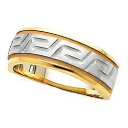 14K Two Tone Gold Bridal Tapered Duotwo 