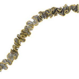 14K Two Tone Gold Fashion Chain - 7.5 Inchestwo 