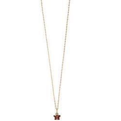 14K Yellow Gold Child Butterfly Pendant With Chainyellow 