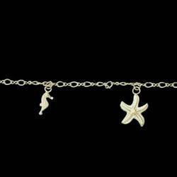 14K Yellow Gold Teen Seashore Ankletyellow 