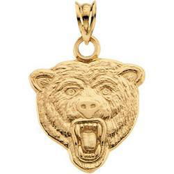 14K Yellow Gold Chicago Bears Pendantyellow 