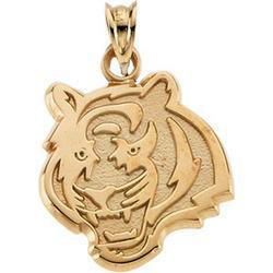 14K Yellow Gold Cincinnati Bengalis Pendantyellow 