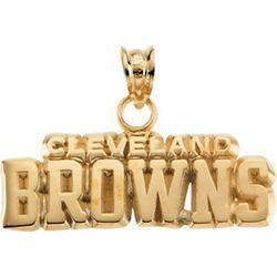 14K Yellow Gold Cleveland Browns Pendantyellow 