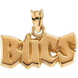14K Yellow Gold Tampa Bay Bucs Pendantyellow 