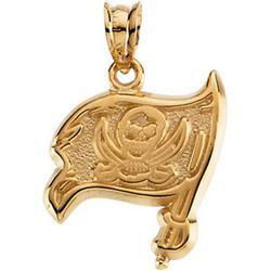 14K Yellow Gold Tampa Bay Bucs Pendantyellow 