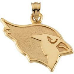 14K Yellow Gold Arizona Cardinals Pendantyellow 