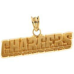 14K Yellow Gold San Diego Chargers Pendantyellow 