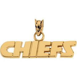 14K Yellow Gold Kansas City Chiefs Pendantyellow 