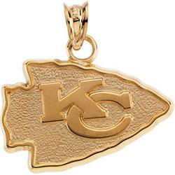 14K Yellow Gold Kansas City Chiefs Pendantyellow 