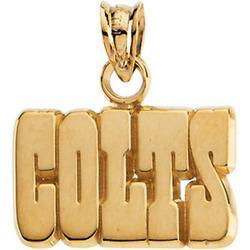 14K Yellow Gold Indianapolis Colts Pendantyellow 