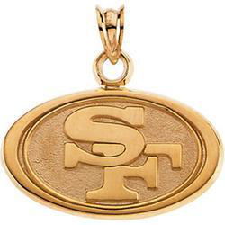 14K Yellow Gold San Francisco 49Ers Pendantyellow 