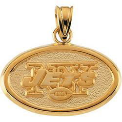 14K Yellow Gold New York Jets Pendantyellow 