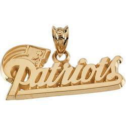 14K Yellow Gold New England Patriots Pendantyellow 