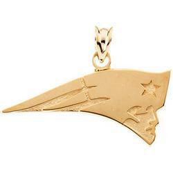 14K Yellow Gold New England Patriots Pendantyellow 