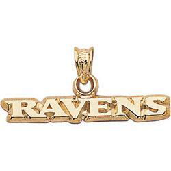 14K Yellow Gold Baltimore Ravens Pendantyellow 