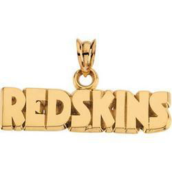 14K Yellow Gold Washington Redskins Pendantyellow 