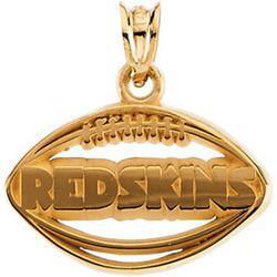 14K Yellow Gold Washington Redskins Football Pendantyellow 