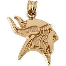14K Yellow Gold Minnesota Vikings Pendantyellow 