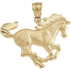 14K Yellow Gold Horse Pendantyellow 