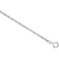 14K White Gold Rope Chain - 24 incheswhite 