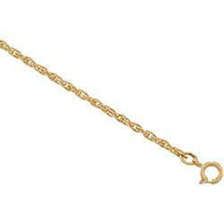 14K Yellow Gold Solid Rope Chain - 24 inchesyellow 