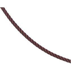 Dark Brown Cascade Chain With 14K Yellow Gold Clasp - 16.00 inchesdark 