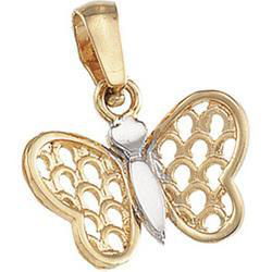 14K Yellow Gold Butterfly Pendantyellow 