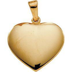 14K Yellow Gold Heart Design Pendantyellow 