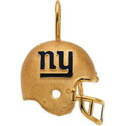14K Yellow Gold New York Giants Enamel Helmet Pendantyellow 