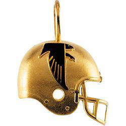 14K Yellow Gold Atlanta Falcons Enamel Helmet Pendantyellow 
