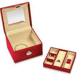 Large Red Satin Jeweled Casered 