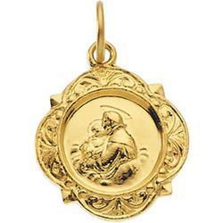 14K Yellow Gold St. Anthony Medalyellow 