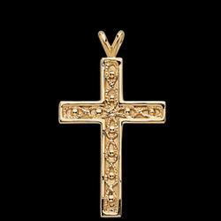 14K Yellow Gold Cross Pendantyellow 