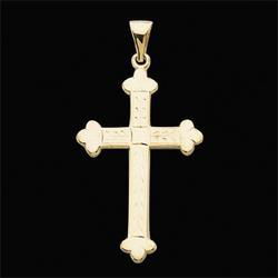 14K Yellow Gold Cross Pendantyellow 