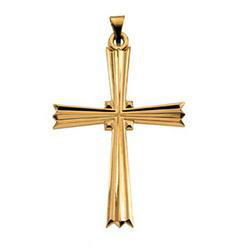 14K Yellow Gold Cross Pendantyellow 