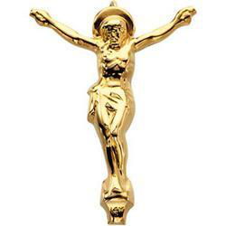 14K Yellow Gold Crucifix Pendantyellow 