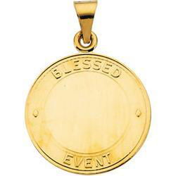 14K Yellow Gold Blessed Event Pendantyellow 
