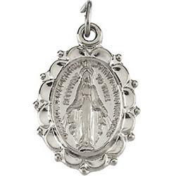 Sterling Silver Miraculous Medalsterling 