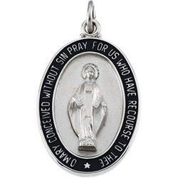 Sterling Silver Miraculous Medalsterling 