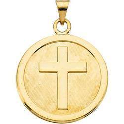 14K Yellow Gold Cross Pendantyellow 