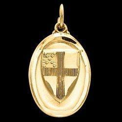 14K Yellow Gold Episcopalian Pendantyellow 