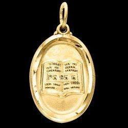 14K Yellow Gold Baptist Pendantyellow 