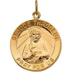 14K Yellow Gold St. Jude Thaddeus Medalyellow 