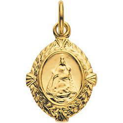14K Yellow Gold Carida Del Cobra Medalyellow 
