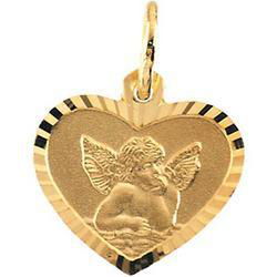 14K Yellow Gold Angel Pendantyellow 