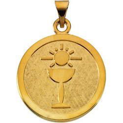 14K Yellow Gold Blessed Sacrament Pendantyellow 
