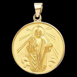 18K Yellow Gold St. Jude Medalyellow 