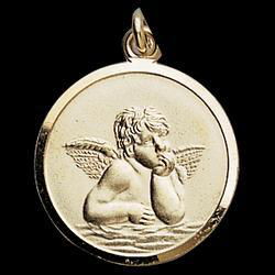 14K Yellow Gold Angel Pendantyellow 