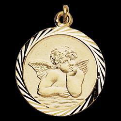 14K Yellow Gold Angel Pendantyellow 