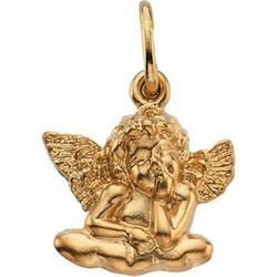 14K Yellow Gold Sitting Angel Pendantyellow 